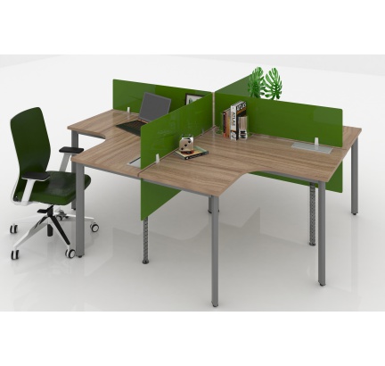 Chân Oval 4 chổ ngồi- 4 người 4 góc