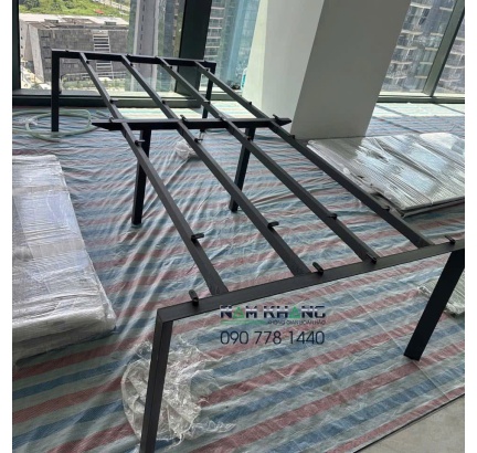 Chân tam giác khung U  - Chân bàn cụm 4 (1200x2400 , 1400x2800)