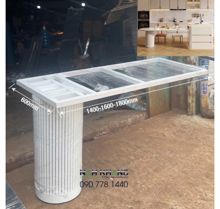 Chân bàn ăn đảo bếp CBA-62