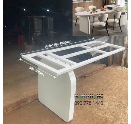 Chân bàn ăn đảo bếp CBA-87