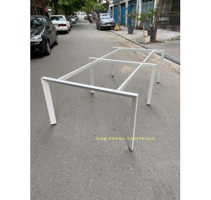 Chân tam giác khung U  - Chân bàn cụm 4 (1200x2400 , 1400x2800)