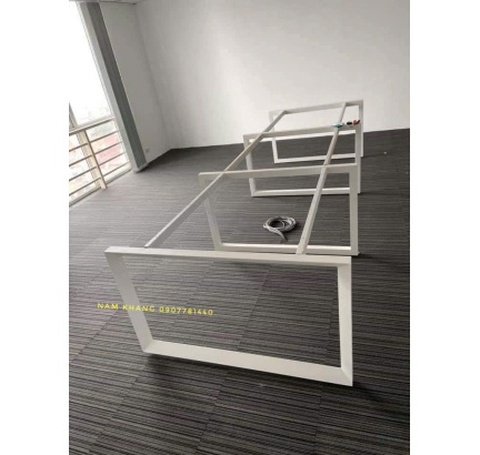 Chân tam giác quỳ  - chân bàn 6 chỗ ngồi