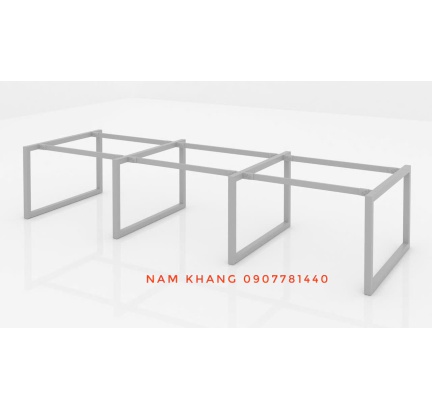 Chân vuông 40x40 khung chữ nhật - 6 chỗ ngồi