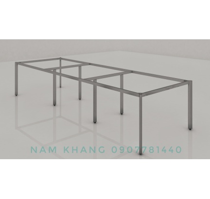 Khung chân Oval 6 chổ ngồi ( 1200 x 3600 , 1200 x 3000 , 1000 x 3000)