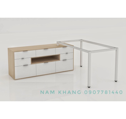 Khung Chân vuông 3 chân chạm đất 1 chân gác tủ ( 800 x 1600 & 900 x 1800)