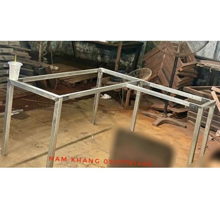 Chân 40x40 khung U - Bàn chữ L